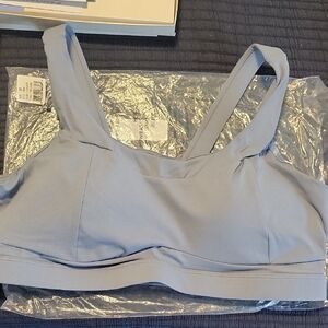 Women's Light Blue Running Girl Sports Bra